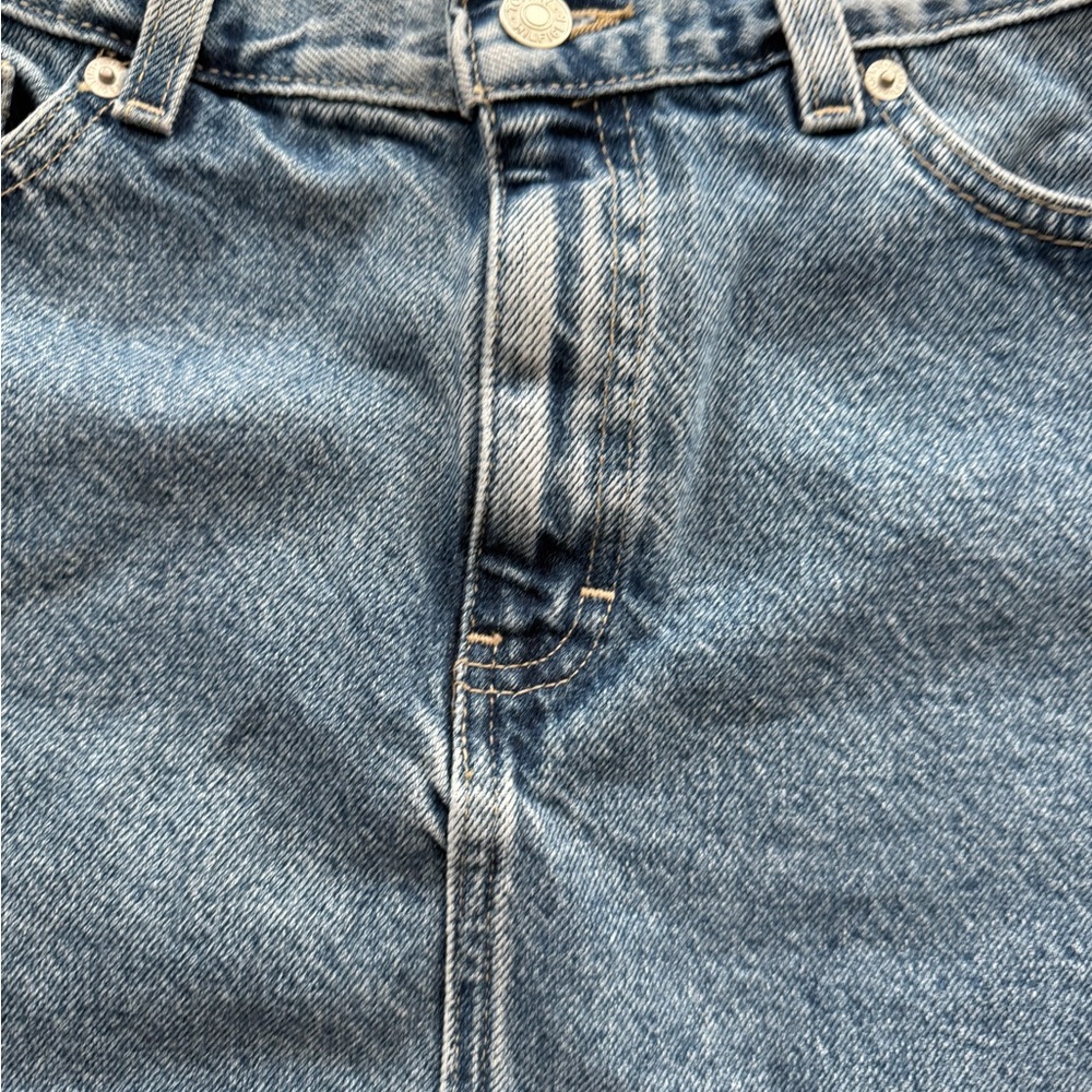EXC 90's Vintage Tommy Hilfiger Spell Jean Denim Mini Skirt Size 8 Y2K - Picture 4 of 16